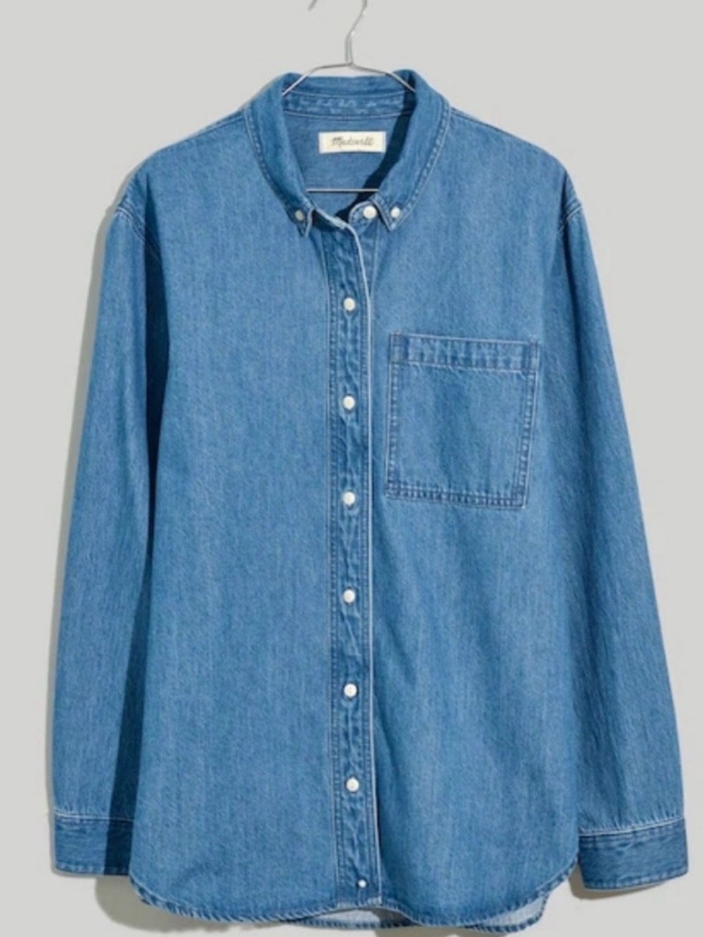 Madewell Light Blue Button Down Shirt XL